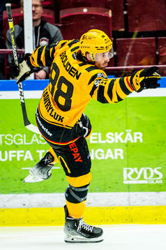 Skellefteås Jayce Hawryluk jublar