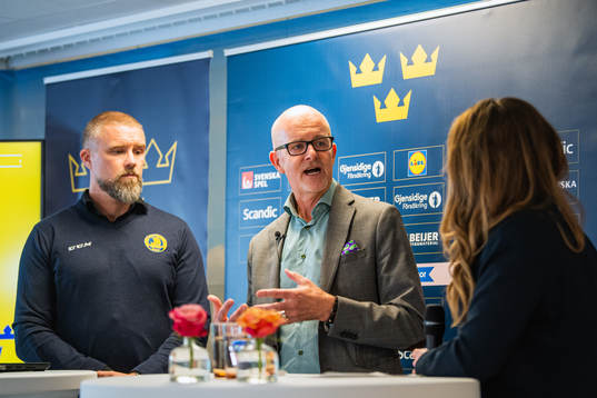 Svenska Ishockeyförbundets generalsekreterare Johan Stark