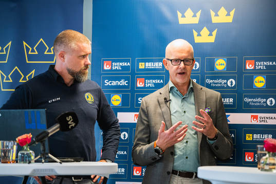 Svenska Ishockeyförbundets generalsekreterare Johan Stark