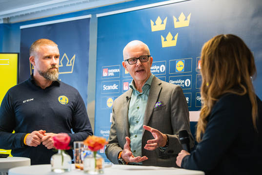Svenska Ishockeyförbundets generalsekreterare Johan Stark