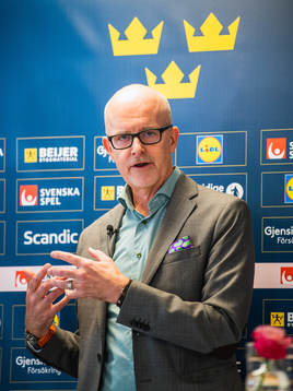Svenska Spels kommunikationsdirektör Joakim Mörnefält
