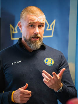 Svenska Ishockeyförbundets generalsekreterare Johan Stark