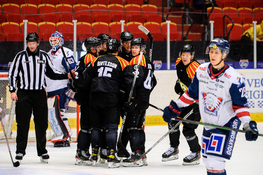 Brynäs Tom Hedberg jublar