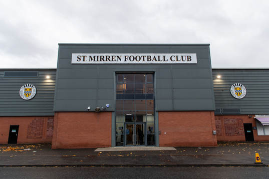 Exterior view of St Mirren Park