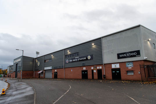 Exterior view of St Mirren Park