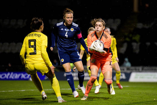 Johanna Rytting Kaneryd of Sweden against Rachel Corsie and