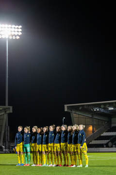 Nilla Fischer, goalkeeper Jennifer Falk, Emma Kullberg,