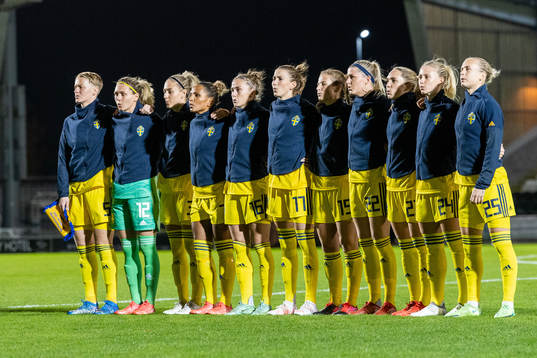 Nilla Fischer, goalkeeper Jennifer Falk, Emma Kullberg,
