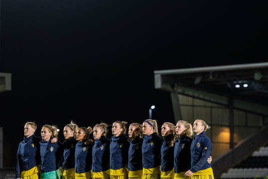 Nilla Fischer, goalkeeper Jennifer Falk, Emma Kullberg,