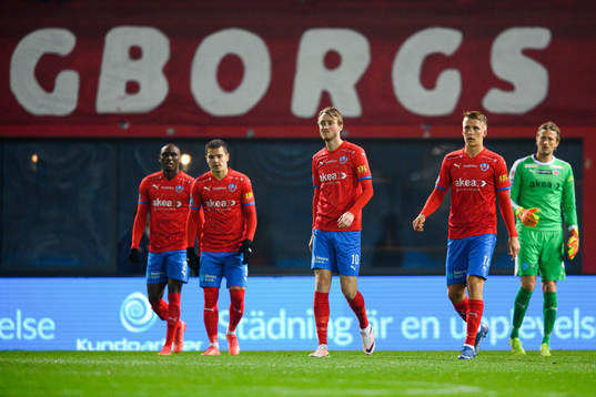 Helsingborgs spelare deppar