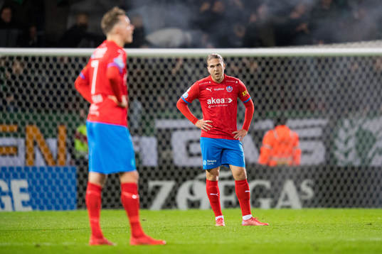 Helsingborgs Charlie Weberg deppar