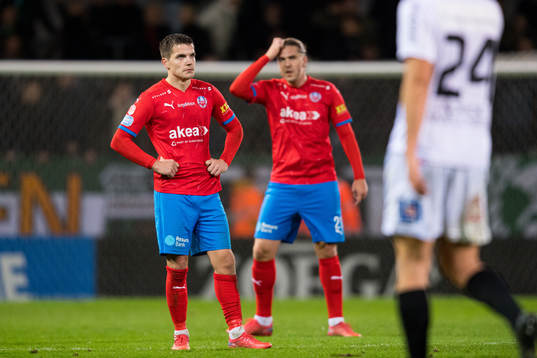 Helsingborgs Brandur Hendriksson Olsen deppar