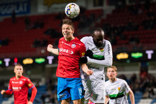 Helsingborgs Bödvar Bödvarsson och GAIS Boris Lumbana