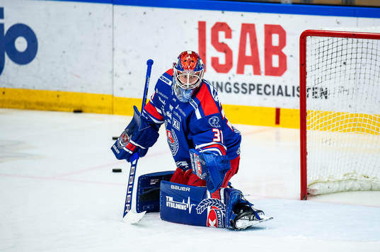 Oskarshamns målvakt Tim Juel