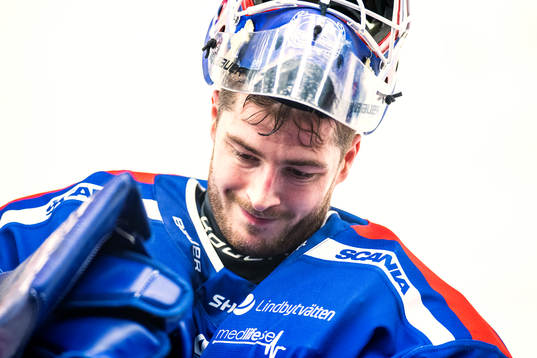 Oskarshamns målvakt Tim Juel