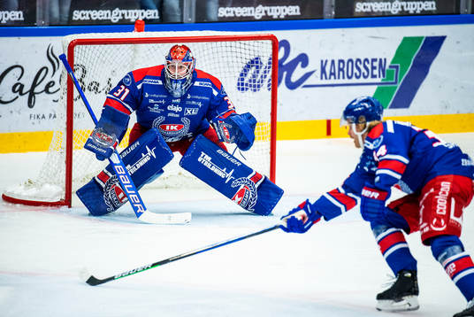 Oskarshamns målvakt Tim Juel