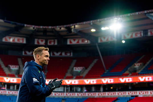 Martin Sjögren, head coach of Norway, at the final whistle