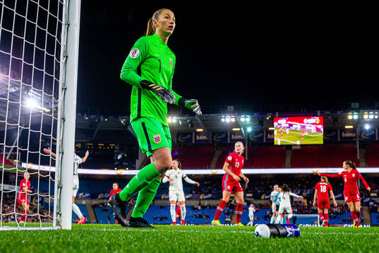 Goalkeeper Cecilie Fiskerstrand of Norway