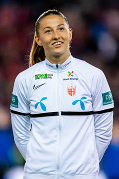 Goalkeeper Cecilie Fiskerstrand of Norway