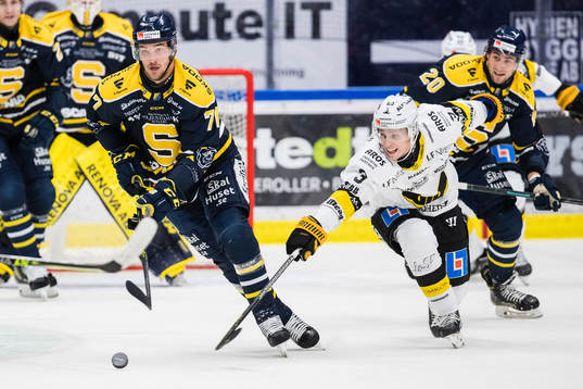 Södertäljes Jonatan Harju och Västerås Ludvig Östman