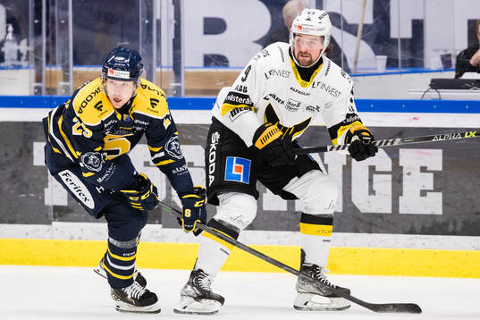 Södertäljes Simon Nordberg och Västerås Mikael Frycklund