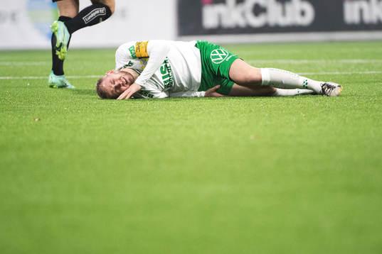 Hammarbys Darijan Bojanic har ont