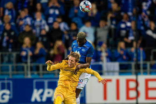 Sheriff Sinyan of Molde and Ola Selvaag Solbakken of