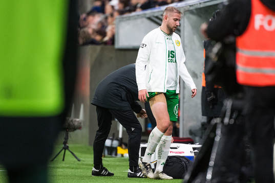 Hammarbys Darijan Bojanic har ont