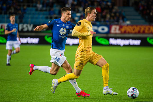 Kristoffer Haugen of Molde and Ola Selvaag Solbakken of