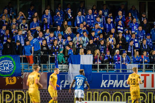 Spectators in the stands