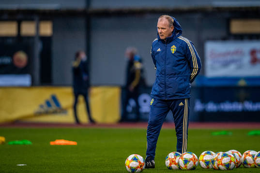Sveriges förbundskapten Roger Franzén