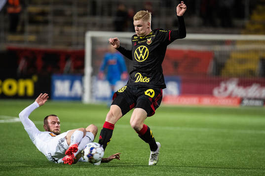 Häckens Alexander Faltsetas och Östersunds Malcolm Stolt
