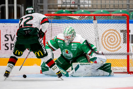 Rögles målvakt Edwin Mustafic
