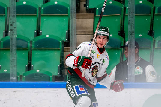 Frölundas Joel Ratkovic-Berndtsson jublar