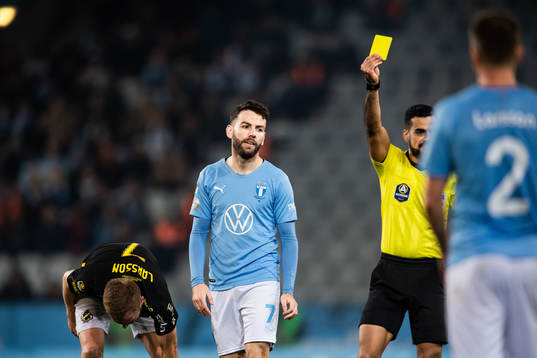 Malmö FFs Erdal Rakip deppar