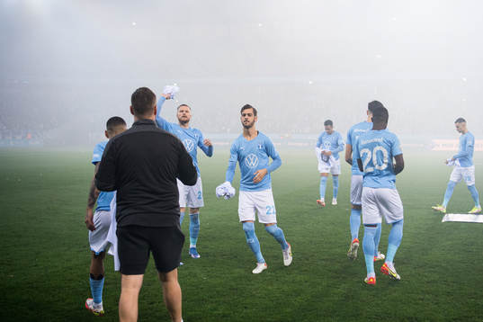 Malmö FFs Lasse Nielsen och Adi Nalic