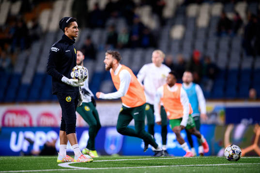 Hammarbys målvakt Oliver Dovin