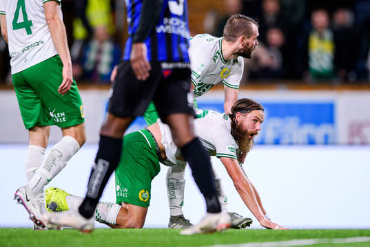 Hammarbys Mads Fenger Nielsen och Bjørn Paulsen