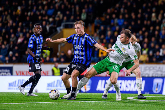Sirius Jacob Ortmark och Hammarbys Richard Magyar