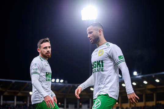 Hammarbys Aljosa Matko och Mohanad Jeahze