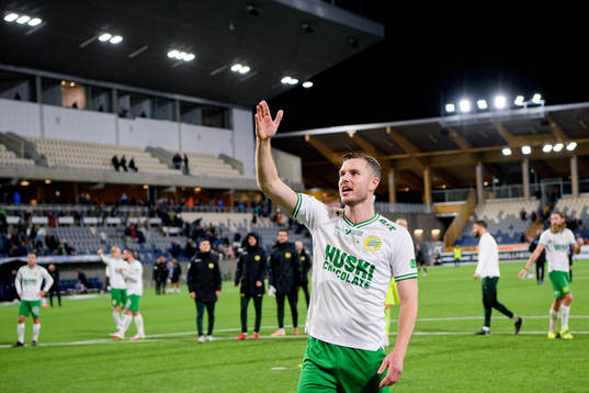 Hammarbys Richard Magyar jublar