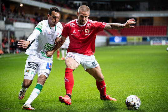 Varbergs Ryan Moon och Kalmars Douglas Bergqvist