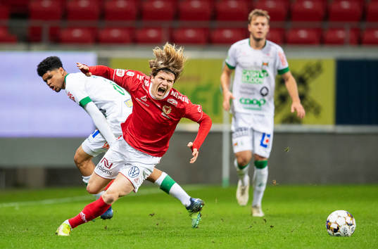 Varbergs Luke le Roux och Kalmars Oliver Berg