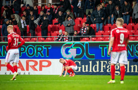 Kalmars spelare deppar