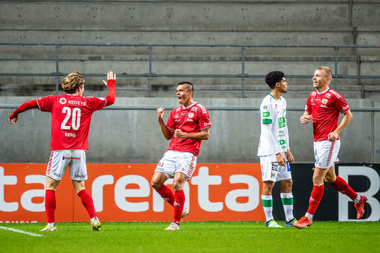 Kalmars Romario Pereira Sipiao jublar