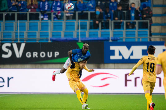 Sheriff Sinyan of Molde and Ola Selvaag Solbakken of