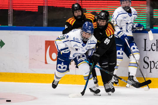 Leksands Malou Berggren och  Brynäs Stella Lindell