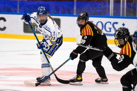 Leksands Malou Berggren och  Brynäs Stella Lindell