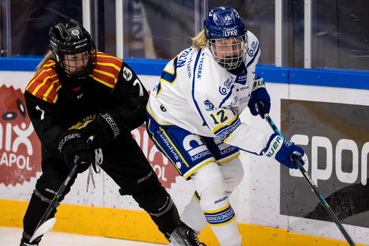 Brynäs Samantha Kolowratova och Leksands Emelie Berlin