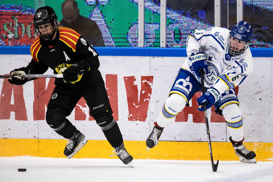 Brynäs Lara Stalder och Leksands Gracen Hirschey